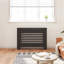 Housse de radiateur en panneau de fibres à densité moyenne noir, 44,1 x 7,5 x 32,1 po-123302935