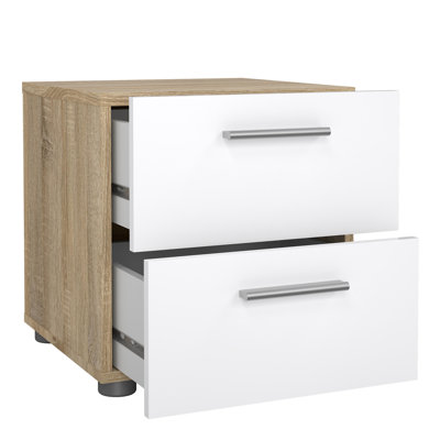 Benyard 40cm W Plywood / Laminate Board Bedside Table
