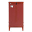 Magnifique armoire éclairée avec et en verre - 2 portes, 1 tiroir, tablettes réglables, cerise, ampoule, protection contre le basculement, étagère à vin exquise couleur cerise, ampoule incluse,-1839582835