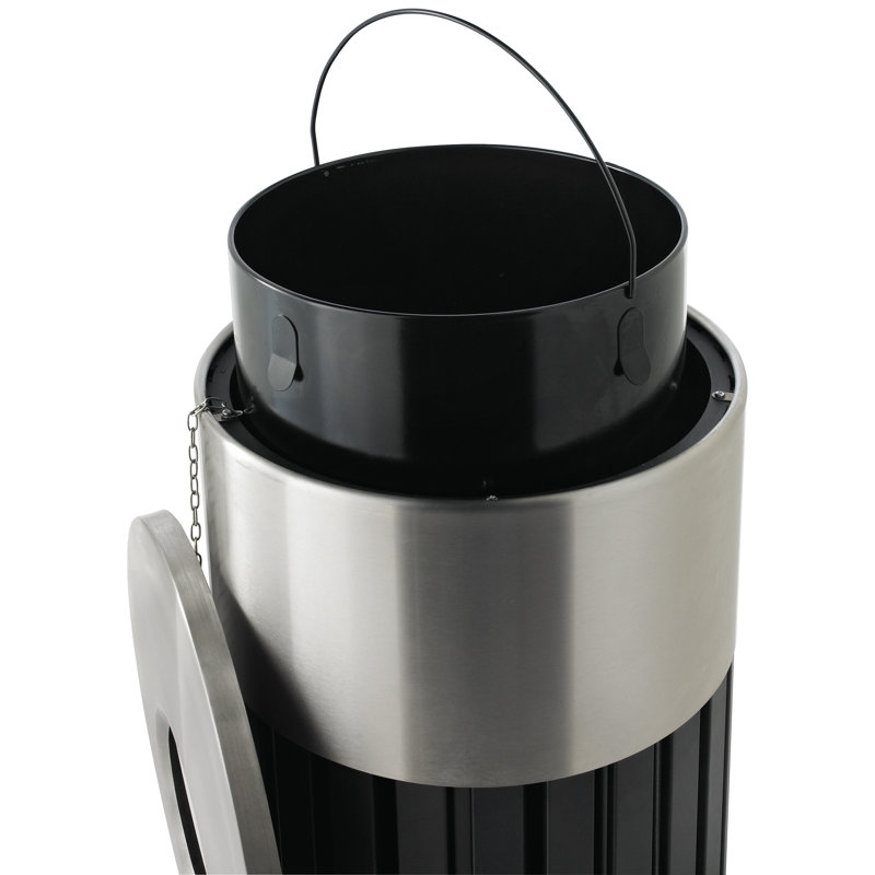 Poubelle en acier inoxydable ArchTec de 25 gallons
