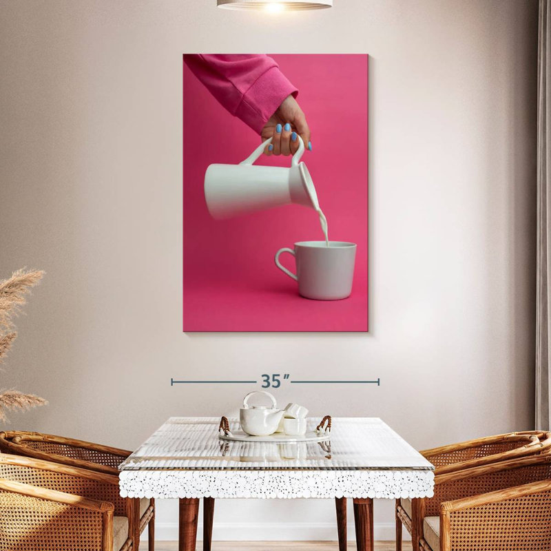 Yarlin Pouring Milk, 48" H x 32" W
