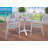 LexMod Maine Aluminum 5-Piece Outdoor Patio Dining Table and Chair Set-962601535