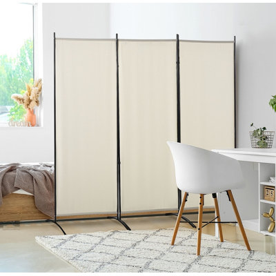 Cloison de séparation 6 panneaux de 6 pi de hauteur - Écran d'intimité autoportant pour bureau à domicile, chambre à coucher et salon