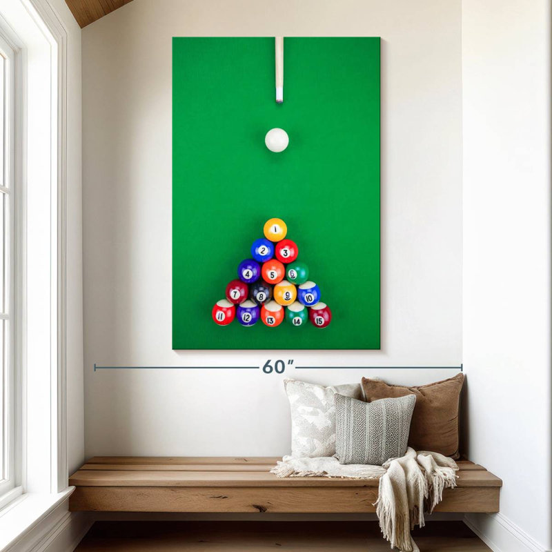 Senne Snooker Pyramid, 51" H x 34" W