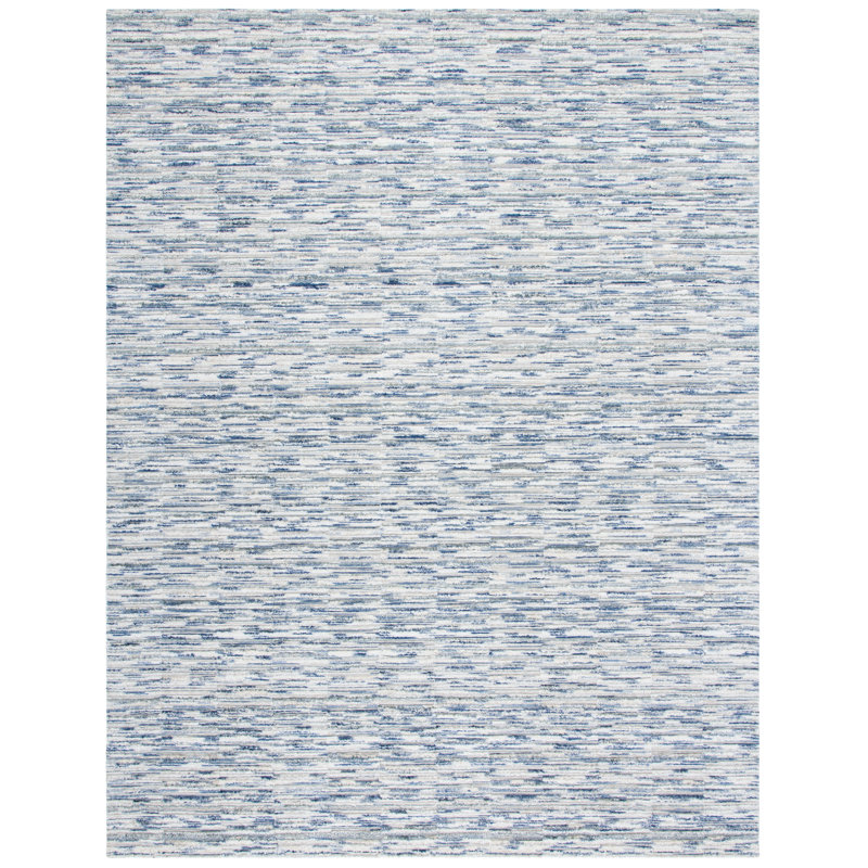 Tapis en soie de bambou à nœuds Elements, Rectangle 6 pi x 9 pi