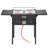 Outdoor Propane Deep Fryer, Dual-Tank 8QTx2 Commercial Fryer, Stainless Steel Cooker with Foldable Platform, Dual Basket, and Heat Adjustment, Floor Standing Fryers for Restaurant Home Snack Bar
