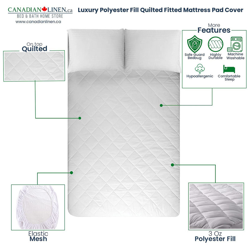 Surmatelas en duvet synthétique Carpenter, Complète
