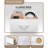 Sorbus 6 Drawers Tall Dresser with Steel Frame, Wood Top & Easy Pull Foldable Fabric Bins, White-109748765
