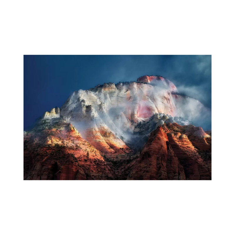Majestic Zion 1 Piece Wrapped Canvas Wall Art, 101.6 cm H x 66.04 cm W x 3.175 cm D