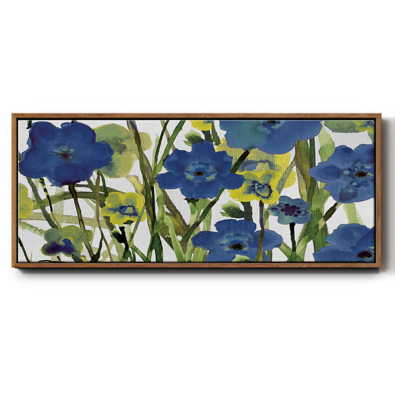 Cueillette de fleurs - Toile encadrée, H 20 po x l 50 po