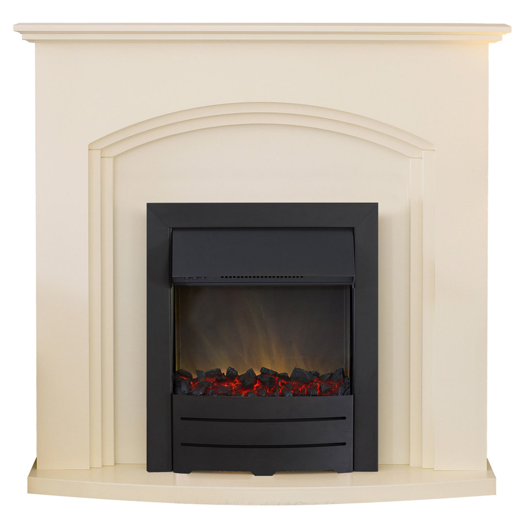 Truro Adam 103.5cm W Electric Electric Fireplace Suite with 6824.28 BTU