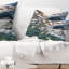 Coussin lombaire à paysage rocheux