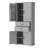 Storage Cabinet With Multi-Functional Storage Space, Doors With Storage Shelves, 2 Drawers, Adjustable Shelf-8864888