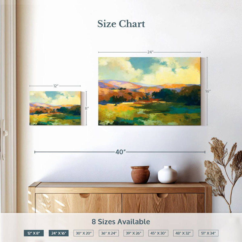 Avery Daybreak Valley I, 16" H x 24" W