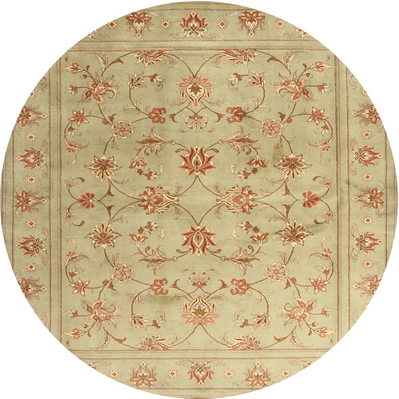 Surface beige contemporaine tapis, Rond 4 pi