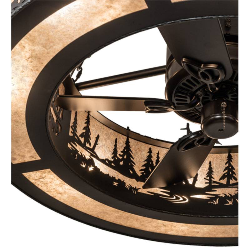 Tall Pines Downrod Ceiling Fan