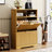Free Standing Shoe Storage Cabinet  With 2 Flip Drawers For Entryway-616291614