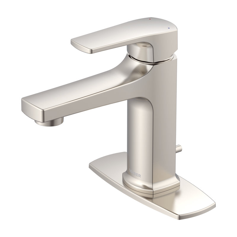 Tribune Single Handle Bathroom Faucet, Brushed Nickel