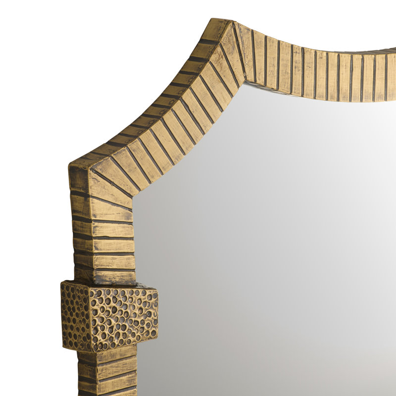 Monty Brass Framed Wall Mirror