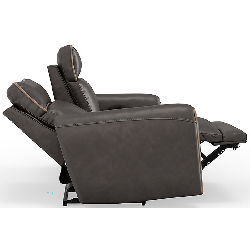 Causeuse inclinable électrique Nahele, Brun