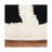Rodgers Hand Woven Flat Weave Wool/Cotton Geometric Rug in Ivory/Black-1526949604