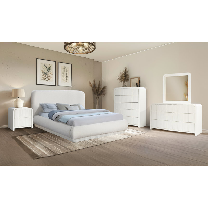 Ishaque Arch Wall Mirror, Cream