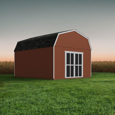 Hudson 12 ft. W x 12 ft. D Wood Storage Shed