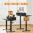 Moneque Adjustable Height Stainless Steel Computer Desk-243518468-251202592
