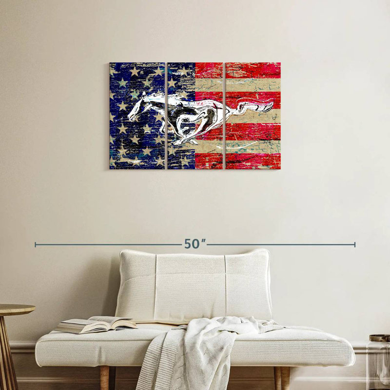 Drapeau Bores Old Ford, H 20 po x l 33 po