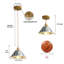 Luminaire suspendu en céramique à 1 lumière-541508143