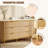 55.1" W Double Dresser With 6 Drawer