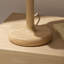 Solid Wood and Steel Standard Table Lamp