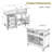 36" Bathroom Vanity with Ceramic Sink,Soft Closing Door & Door Stopper, Solid Wood Legs-364976720-364976750