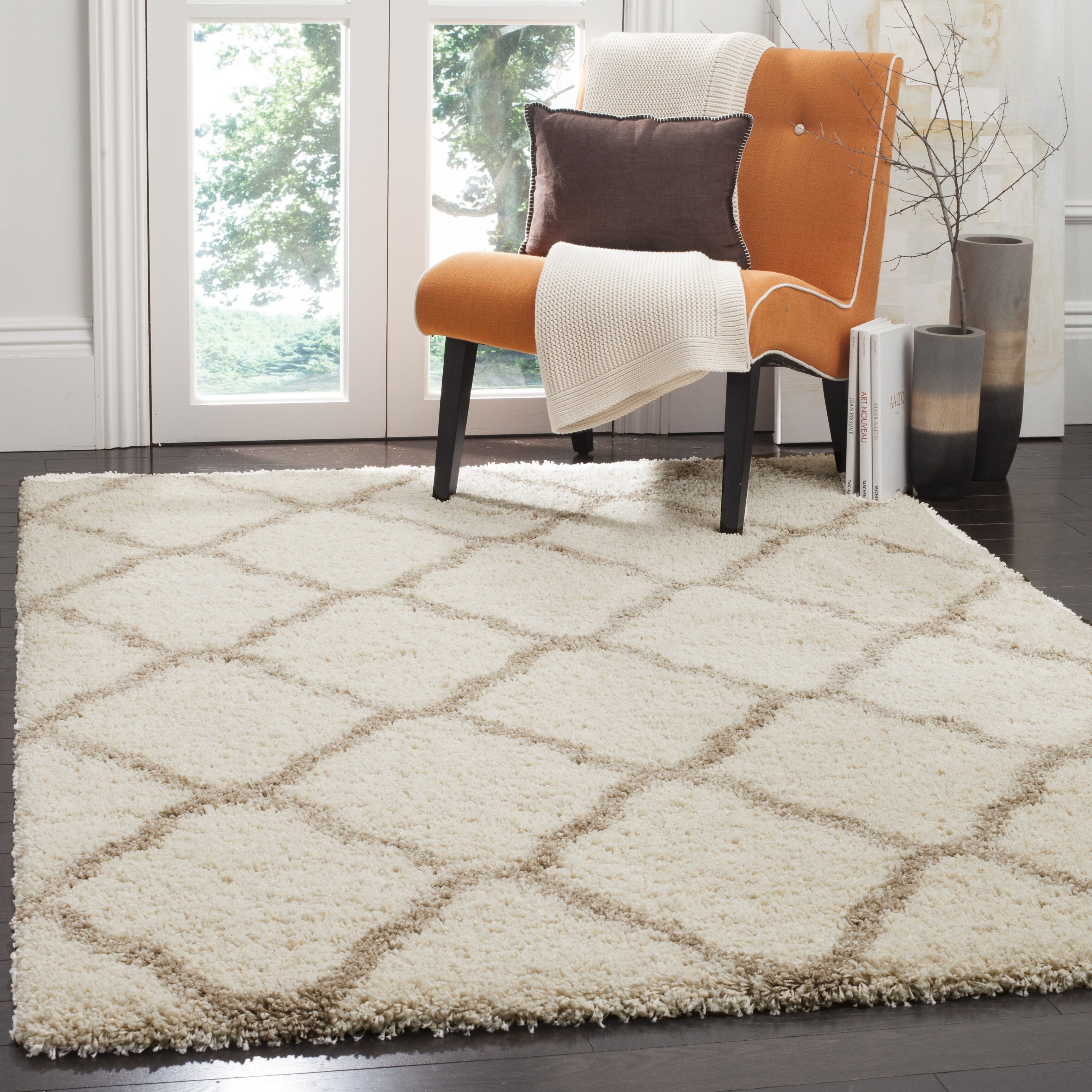 Alonnah Geometric Gray Area Rug House of Hampton Rug Size: Rectangle 11' x 15