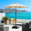 37L Capacity Patio Umbrella Base Stand