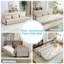 Canapé-lit convertible 3-en-1 et fauteuil inclinable - maintenant avec des accoudoirs en bois robustes! Dossier modulaire réglable en 6 positions (90 ° à 180 °), canapé modulaire en tissu capitonné de 86,6 po de largeur avec poches latérales, chaise longue multifonctionnelle-383362238