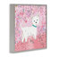 Chiot Lola rose, estampe numérique, design par Clare Tupper