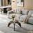 Creative Claw-Style Triangular-Leg Round Coffee Table,