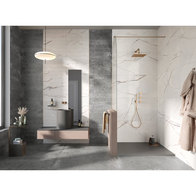 Carreau de porcelaine pour mur et plancher 24 po x 47 po Veria
