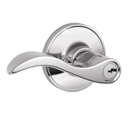 Seville Keyed (Entry) Door Lever, Matte Black