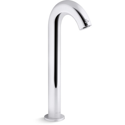Oblo Talltouchless Faucet With Kinesis Sensor Technology And Temperature Mixer, DC-Powered