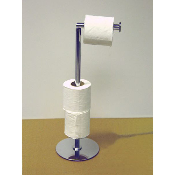 Porte-papier hygiénique sur pieds Complements, Chrome