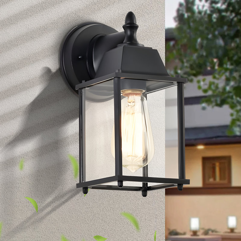 Ourdoor wall lamp black