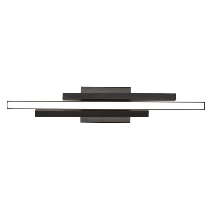 Adalbert 3 - Light Dimmable LED Bath Bar, Black