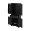 Élégante armoire de rangement pour salle de bain avec tiroir et tablette réglable-114234579