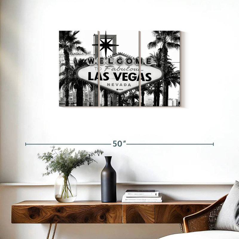Senne Welcome To Fabulous Las Vegas BW, H 20 po x l 33 po