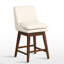 Tabouret de comptoir pivotant 26,4 po Lasonya-828379950