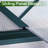 7.8 Ft. W Polycarbonate Green Greenhouse with Adjustable Roof Vent and Rain Gutter-95211609