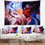 Abstrait regarder femme peinture tapisserie-28483335
