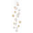 19 - Light Clear/White Cluster Pendant-28040322